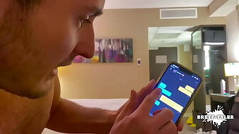 unwitting bareback grindr hook up in hotel room connected with hot twink and human nature jock caitiff public schoolmate